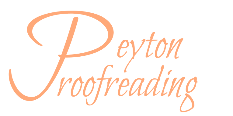 Peyton Proofreading